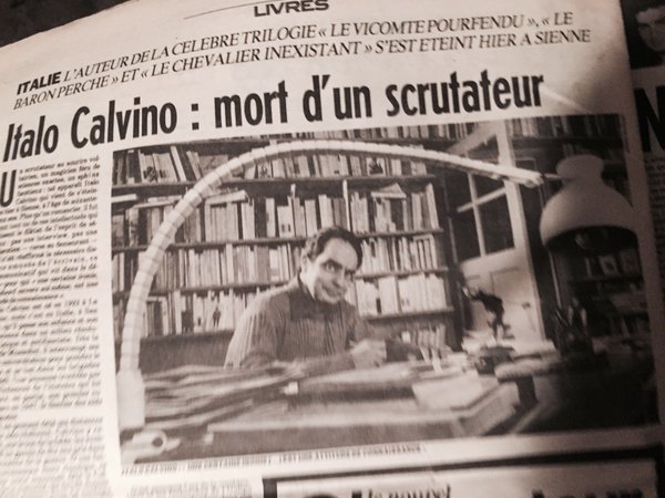 Italo Calvino had just died #MadeleineprojectEN https://t.co/TSuiTohfkX